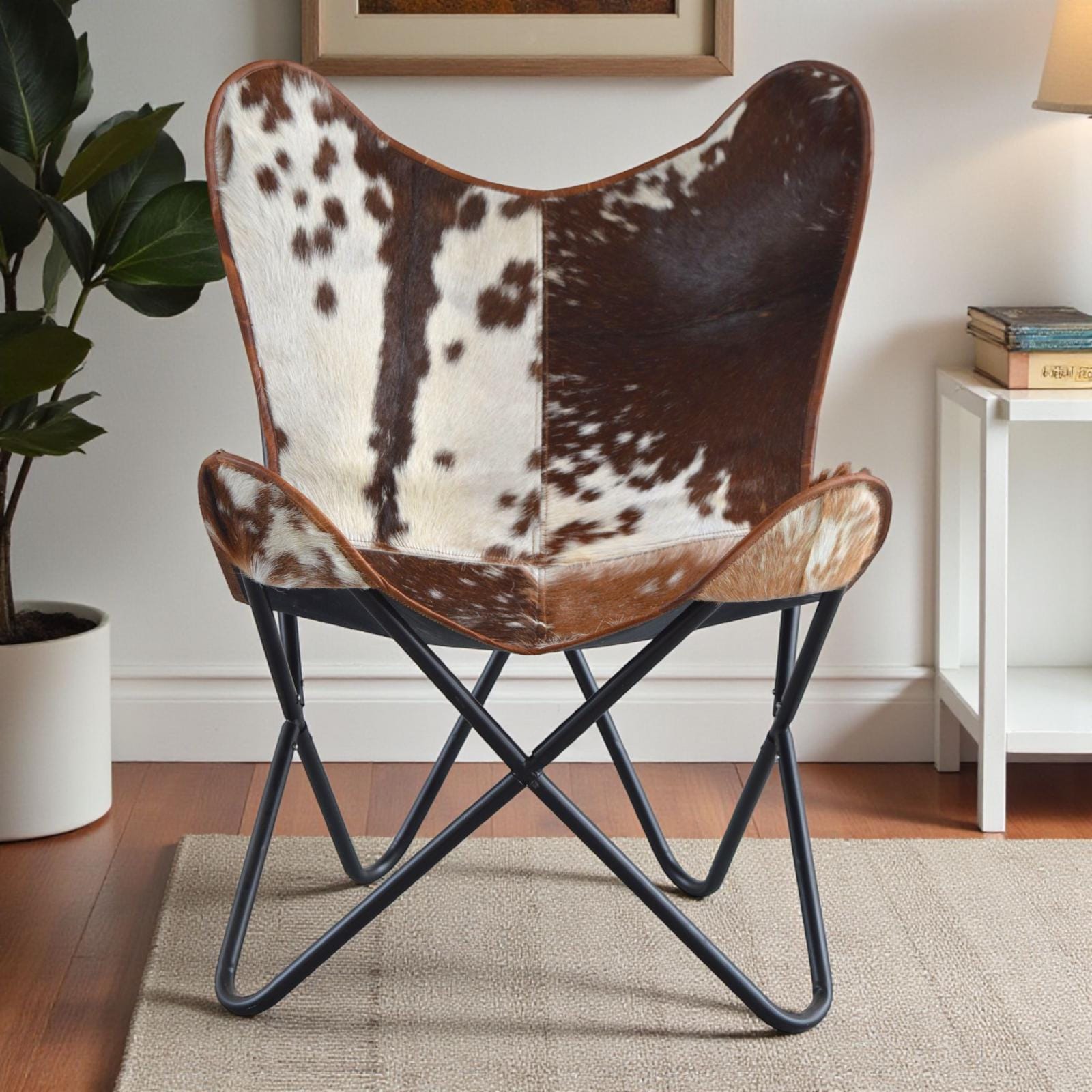 Folding Cowhide Chair - Etsy