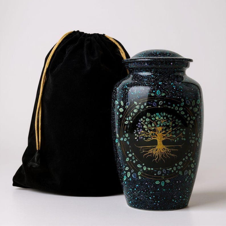 Tree of Life Cremation Urn for Human Ashes - Adult Funeral Urn - Etsy