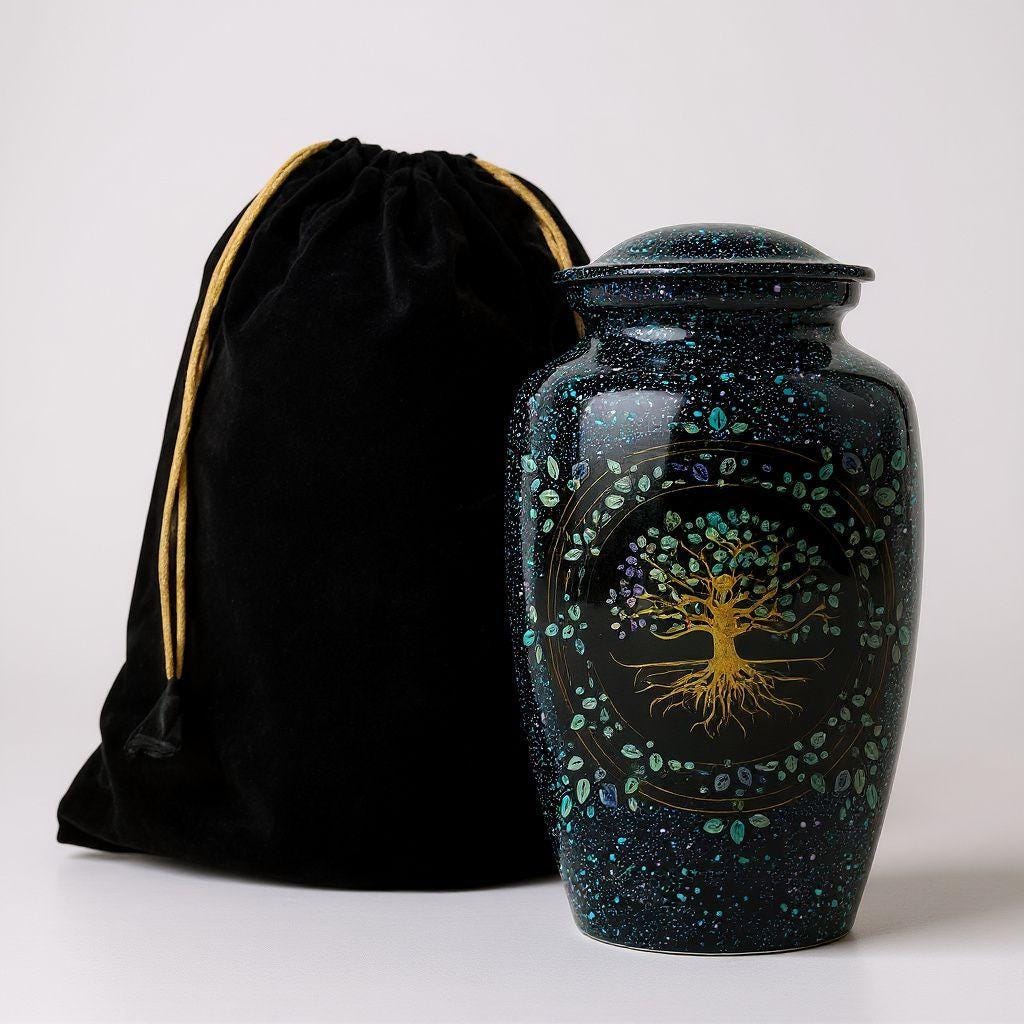 Tree of Life Cremation Urn for Human Ashes - Adult Funeral Urn - Etsy