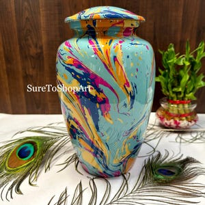 Urns For Human Ashes , 10&#39;&#39; Full Size Metal Urn For Adult Human Ashes , Funeral Urn, Cremation Urns , Keepsake Urns For Loved One&#39;s