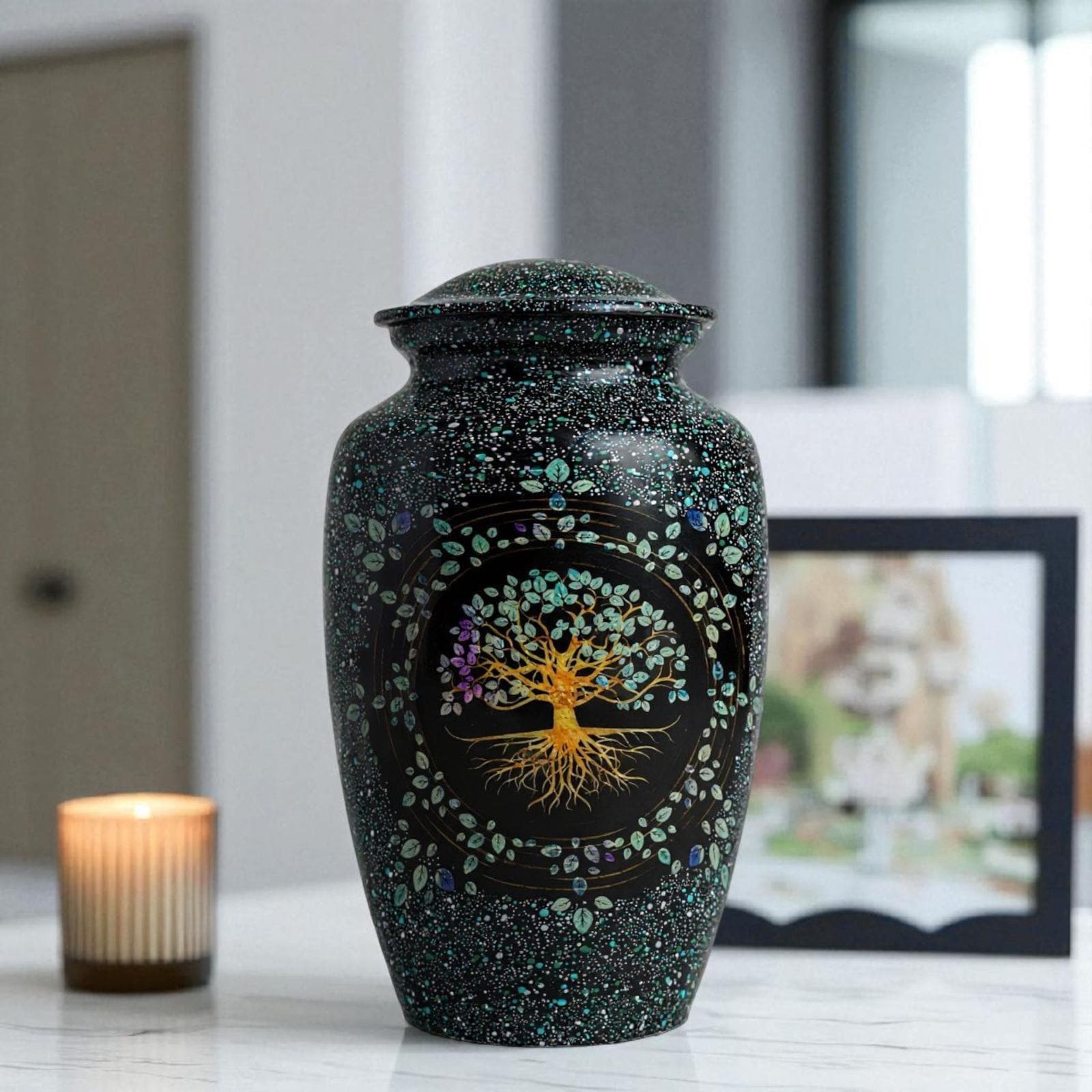 Tree of Life Cremation Urn for Human Ashes - Adult Funeral Urn - Etsy