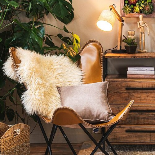 バタフライ型ホワイトチェア バタフライ型ホワイトチェア バタフライチェア ホワイトの通販｜セブン