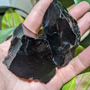 Black Obsidian Raw Pieces