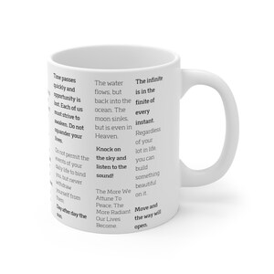 ZEN-kaffemugg * Zen-citat-kaffemugg * Zen-kopp * Daglig bekräftelse-kaffemugg * Meditationsmugg * Självkärleksmugg * Mindfulness-mugg