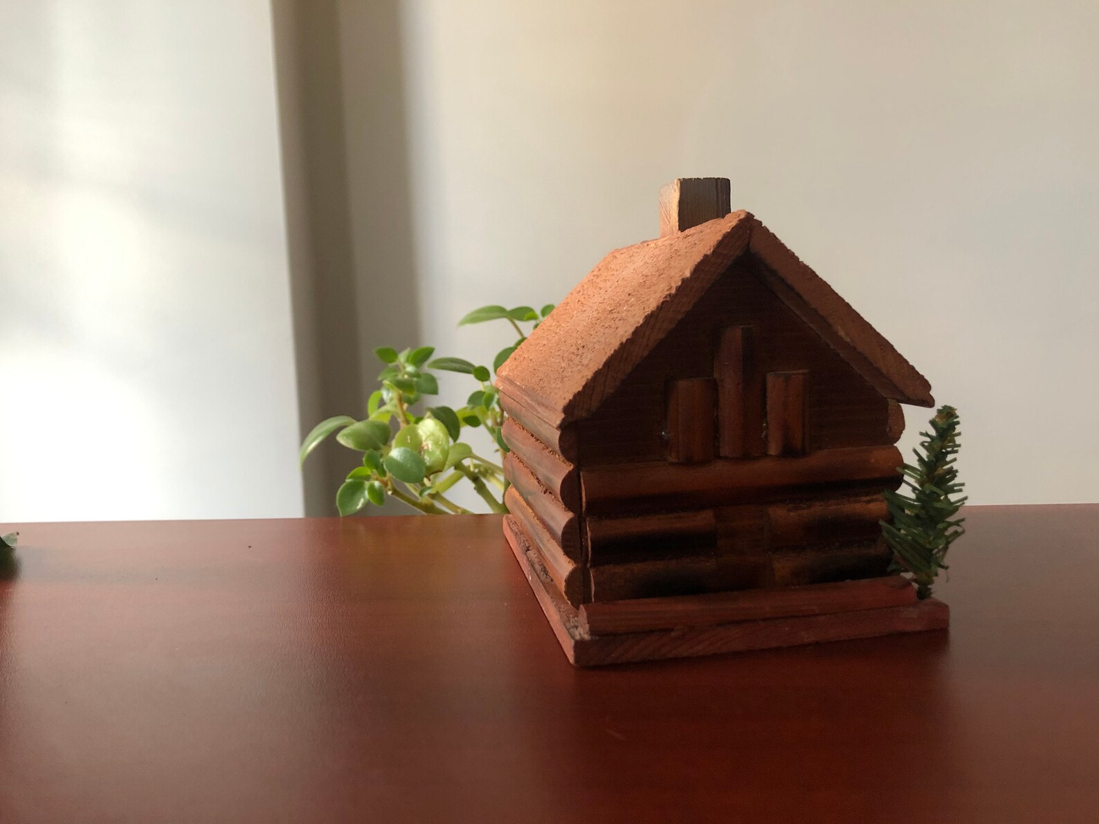 Handmade Log Cabin Incense Burner Etsy UK