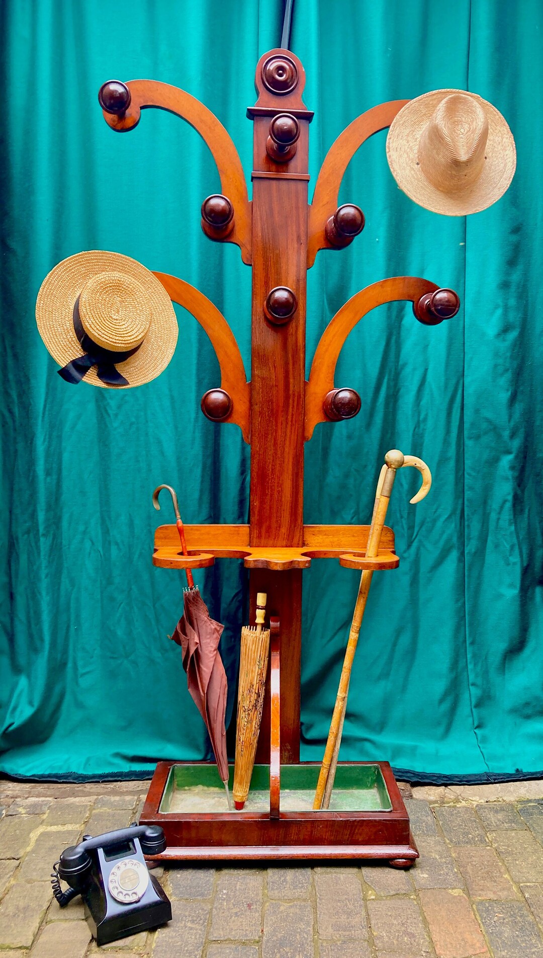 Antique 19th Century Victorian Umbrella Hat and Coat Stand Etsy
