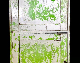 French stand alone pantry / larder cupboard in beautiful Spring Green