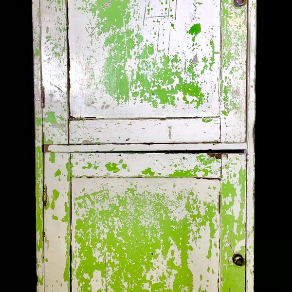 French stand alone pantry / larder cupboard in beautiful Spring Green