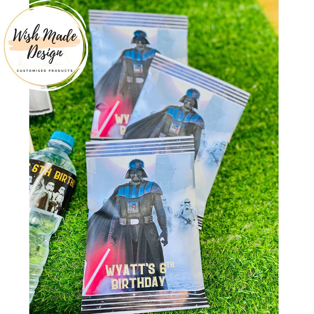 Star Wars Cake Topper Darth Vader Star Wars Birthday Star Etsy Australia