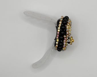 Black Finger Ring Digital Tally Counter Timer Religious Knitting - Foto 3