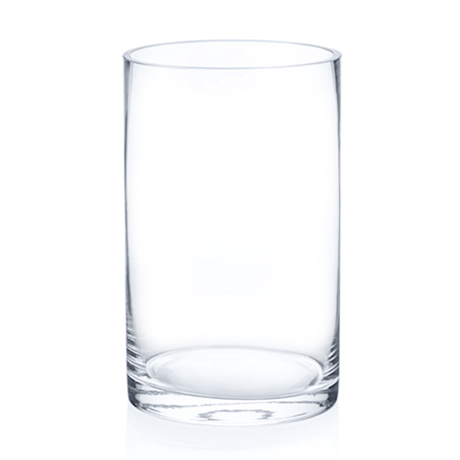 Clear Glass Cylinder Vase 6 Inches Diameter and Different Etsy
