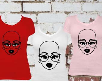 Beautiful Bald Woman T Shirt