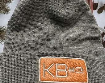 Monogram Patch Beanie