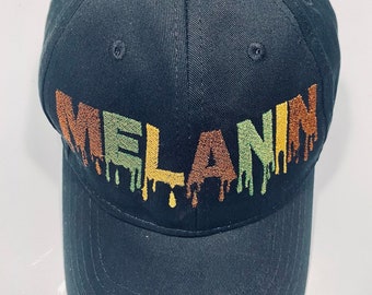 Melanin multicolor unisex embroidered hat