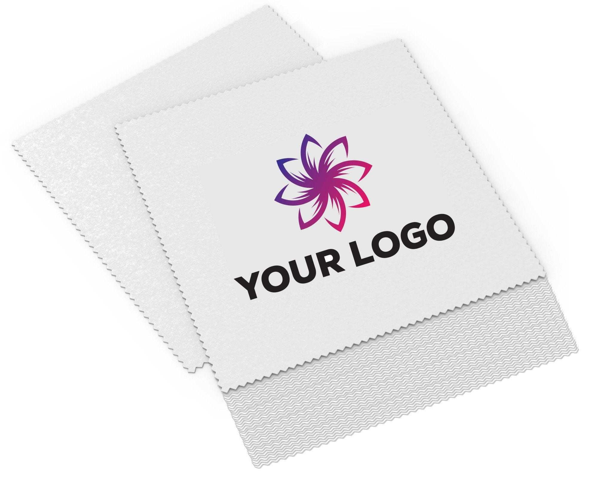 Microfiber Cloth Custom Print Your Business Logo or Company Text