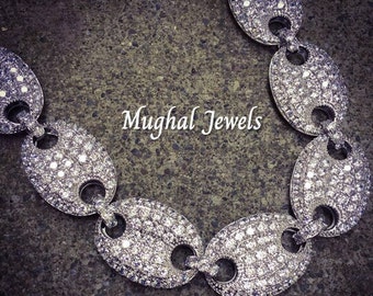 Iced Out Gucci Link - Etsy