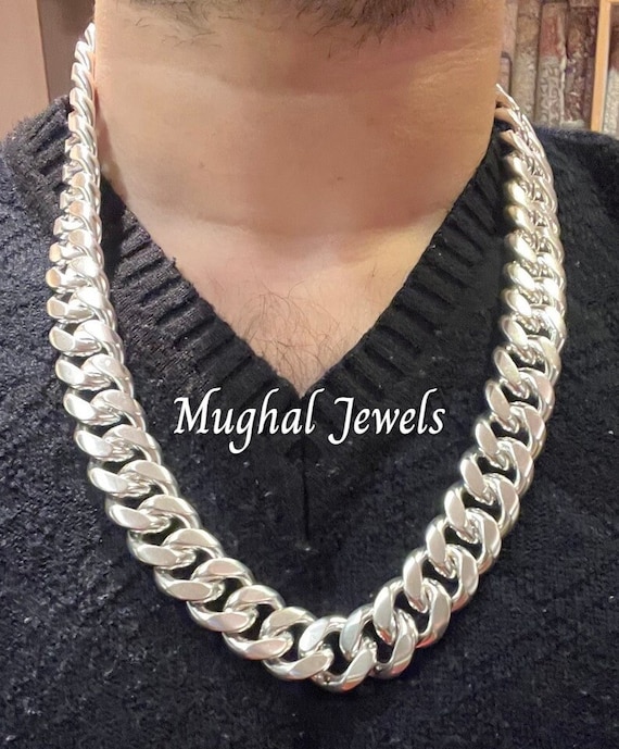 Heavy 680gm Solid 925 Sterling Silver 