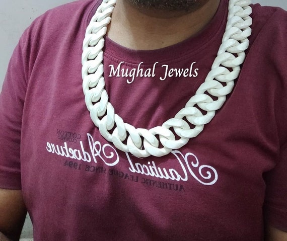 30mm 24 Inch Cuban Link Chain Men's 