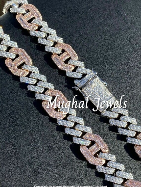 Prong Cuban Chain Hip Hop 14k - Etsy 
