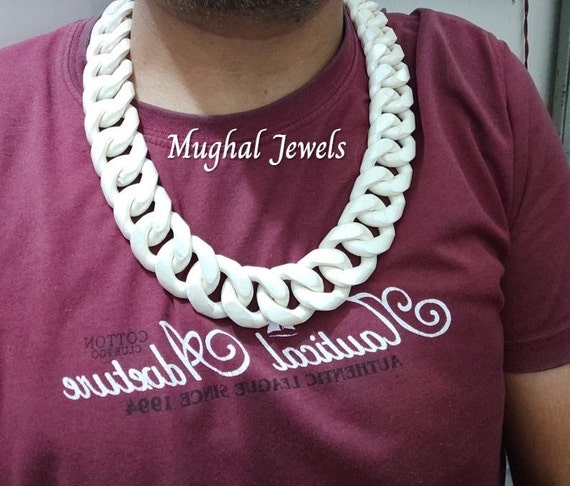 28mm 24 Inch Cuban Link Chain Men's 