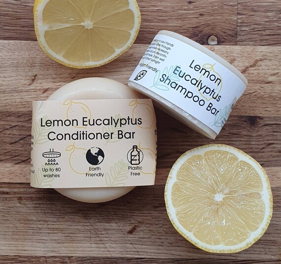 Shampoo bar and Conditioner bar set nourishing lemon Etsy