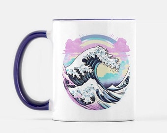 Pastel Great Wave Mug 11 oz.