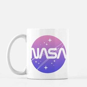 Pastel Gradient NASA Mug 11oz