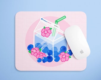 Blueberry Sakura Milk Mousepad