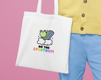 On the Spectrum Canvas Tote Bag