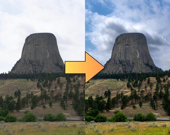 Devil's Tower National Monument, Wyoming | Photograph & Adobe Lightroom Preset