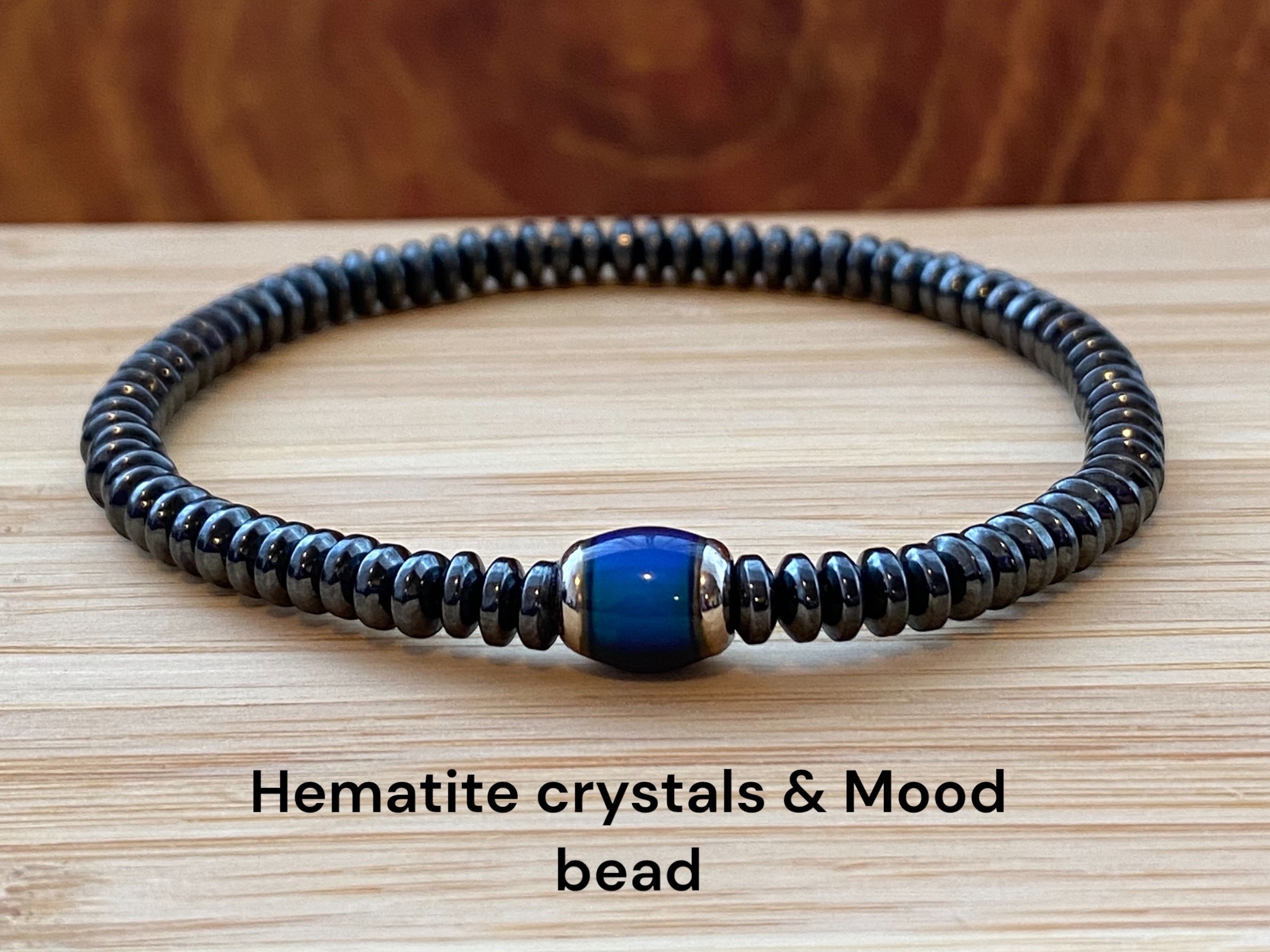 Hematite mood ring clearance