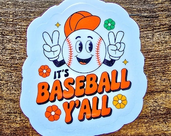 Pegatina "Es béisbol, chicos" - Calcomanía de Southern Sports, vinilo para el día del partido para aficionados