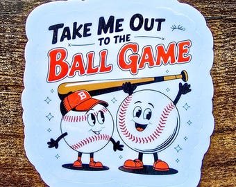 Vinilo adhesivo de béisbol: calcomanía para amantes del deporte, regalo para el equipo