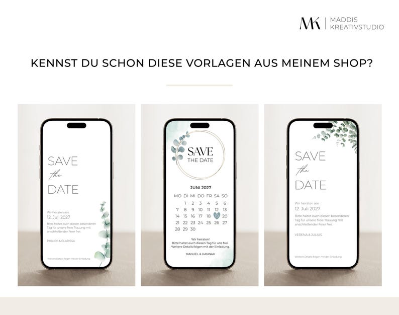 Digital Save the Date Card Wedding Canva Template Editable Personalized Invitation Card Instant Download WhatsApp Online Ecard image 6