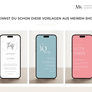 Digital Save the Date Card Invitation Birthday Canva Template Instant Download Editable Personalized E-Card WhatsApp Online Invitation image 5