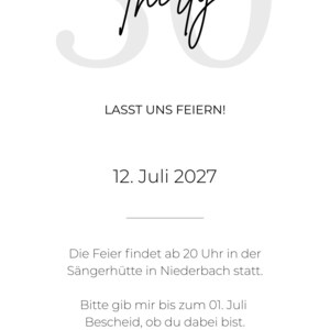 Digital Save the Date Card Invitation Birthday Canva Template Instant Download Editable Personalized E-Card WhatsApp Online Invitation image 2