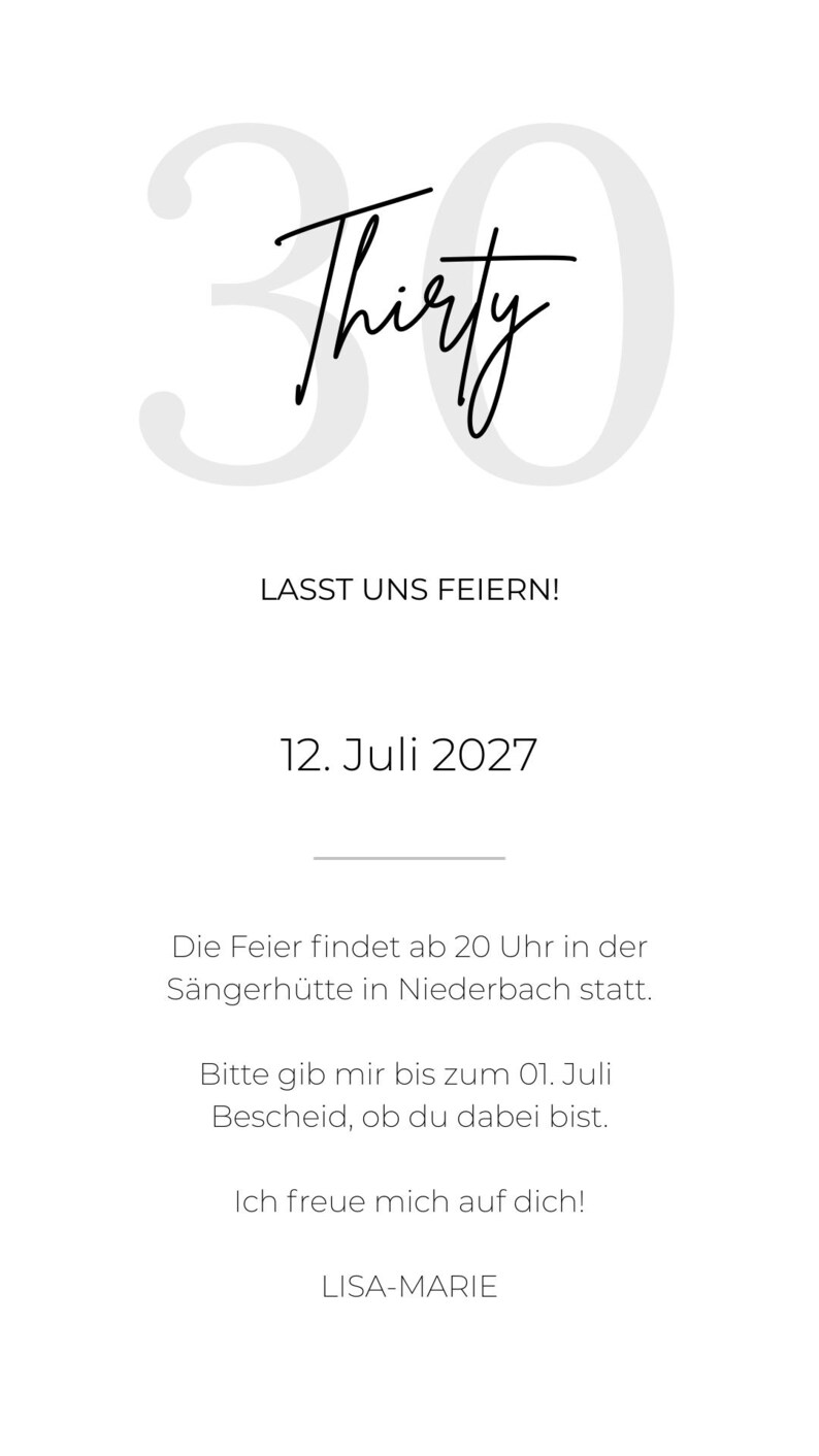 Digital Save the Date Card Invitation Birthday Canva Template Instant Download Editable Personalized E-Card WhatsApp Online Invitation image 2