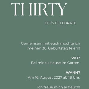 Digital Save the Date Card Invitation Birthday Canva Template Instant Download Editable Personalized E-Card WhatsApp Online Invitation image 2