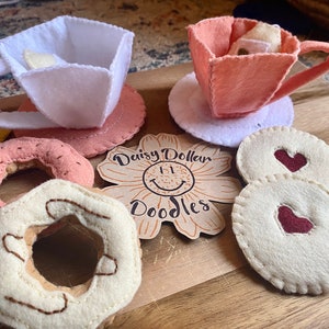 10 Piece Felt Tea Party Set