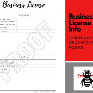 Business License Organizer