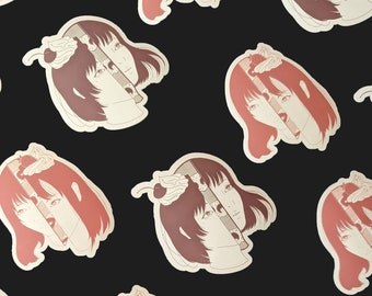 Sweet Girl Stickers | Cake Girl Matte Stickers