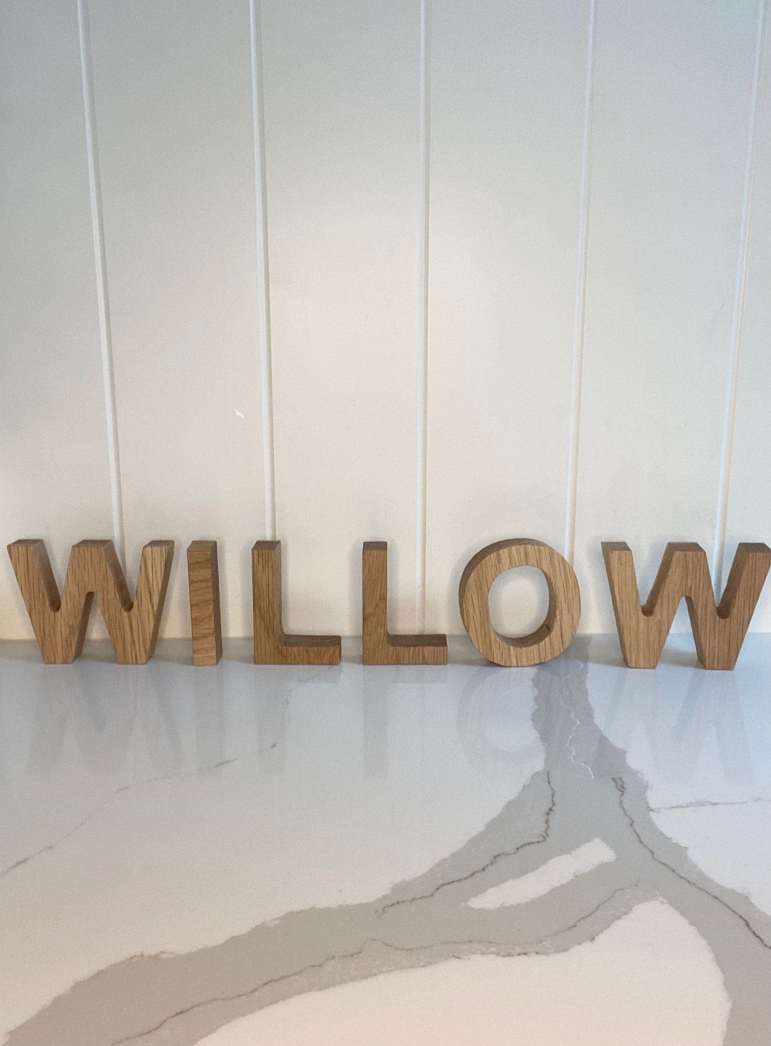 Chunky Oak Freestanding Letters, Wooden Chunky Letters, Oak Letters ...