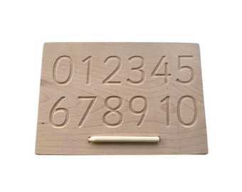 Numbers tracing board, learn to write numbers, tracing numbers, Learn to write, Pre school, Early Years writing, Learning through play