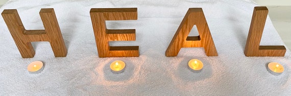 chunky oak freestanding letters,  wooden chunky letters, oak letters, wooden alphabet, wooden names, freestanding letter, stand up letter