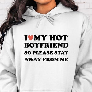 Cute hoodies top for boyfriend