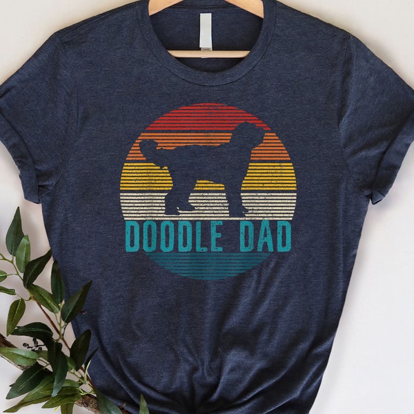 Best Doodle Dad Ever Shirt, Father's Day Golden doodle T-shirt, Goldendoodle Gifts, Labradoodle Dad Tee, Doodle Father's Day Gift