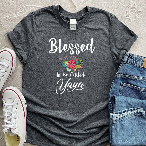 Blessed To Be Called Yaya Shirt, Yaya Shirt, Mother's Day Shirt, Gift For Mom, Grandma Shirt, Grandmother Shirt, Mother's Day Gift,Yaya Gift