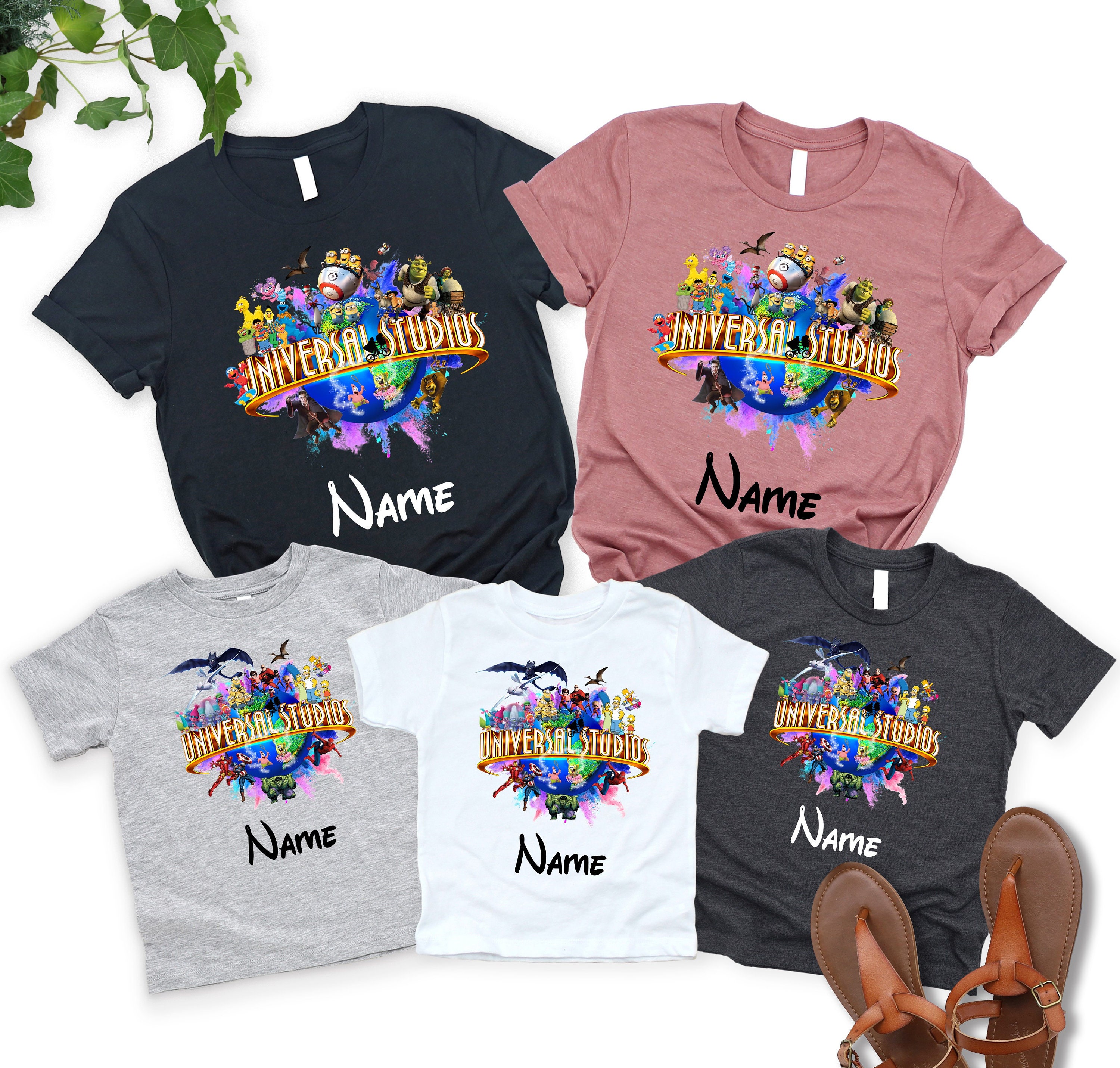 Custom Name Universal Studios Shirt