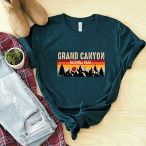 Grand Canyon National Park Shirt, Arizona Shirt, Camper Gift, Retro Shirt, Camp Shirt, Hiker Shirt, RV Shirt, Camping Shirt, Travel Shirt image 2