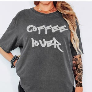 Comfort Colors Custom Graffiti Text Shirt, Personalized Street Style Shirt, Custom Word Art Shirt, Unisex Graphic Shirt, Gift for Him Her image 2